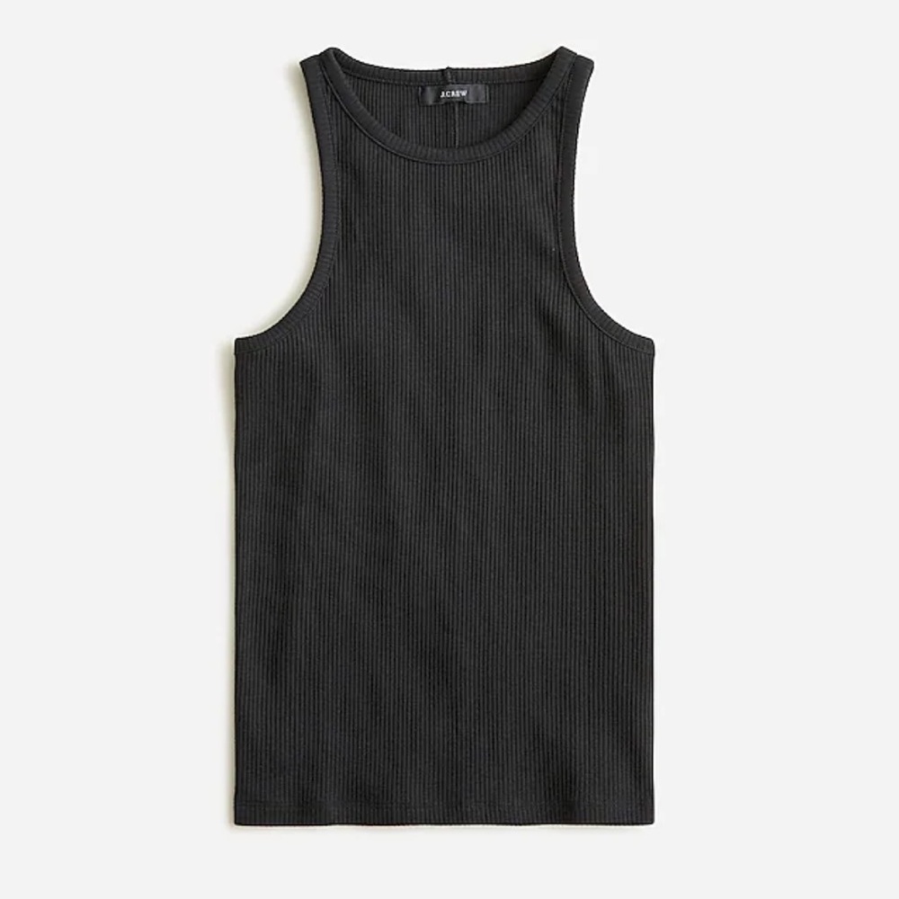 [J. Crew] Black Ribbed Tank